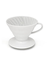 Load image into Gallery viewer, V60 Coffee Dripper 02 Ceramic  |  قمع ترشيح سيراميك أبيض